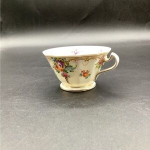Antique Dresden Floral Tea Cup
